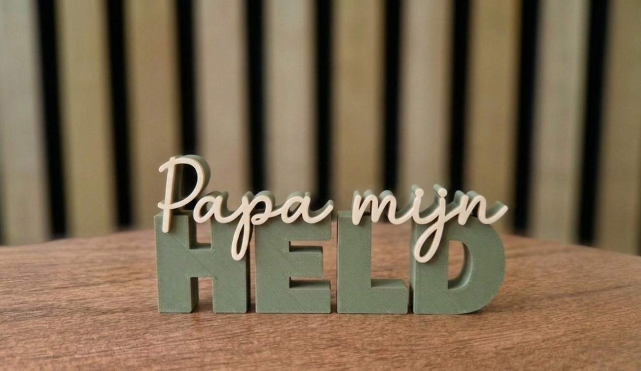 Woordbeeld papa mijn held