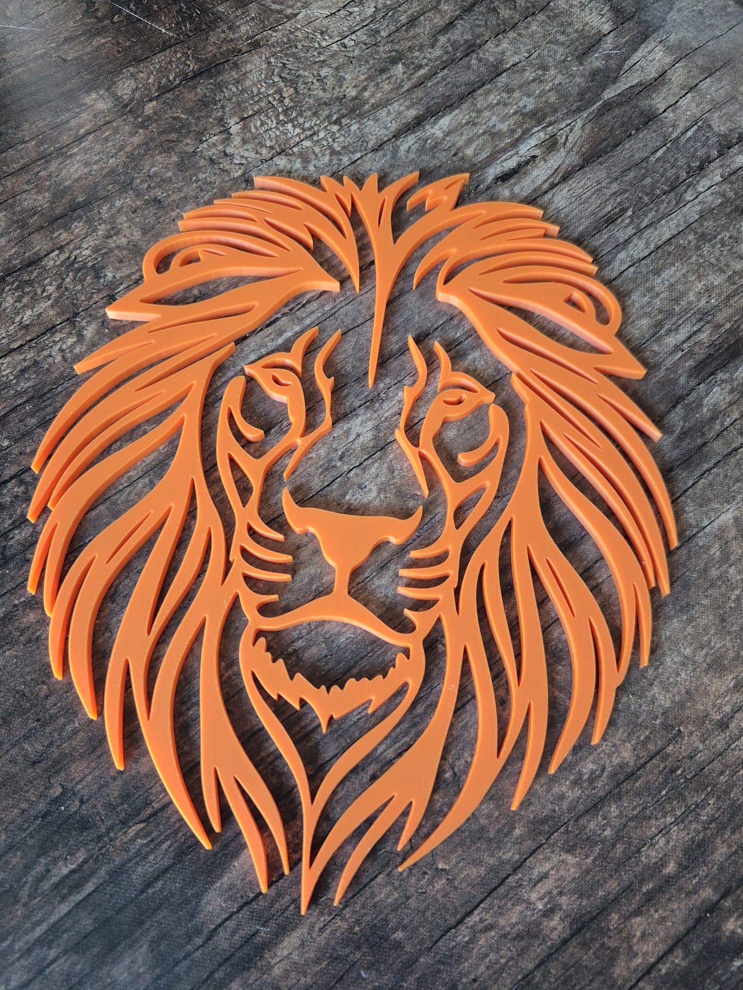 Oranje leeuw muurdeco