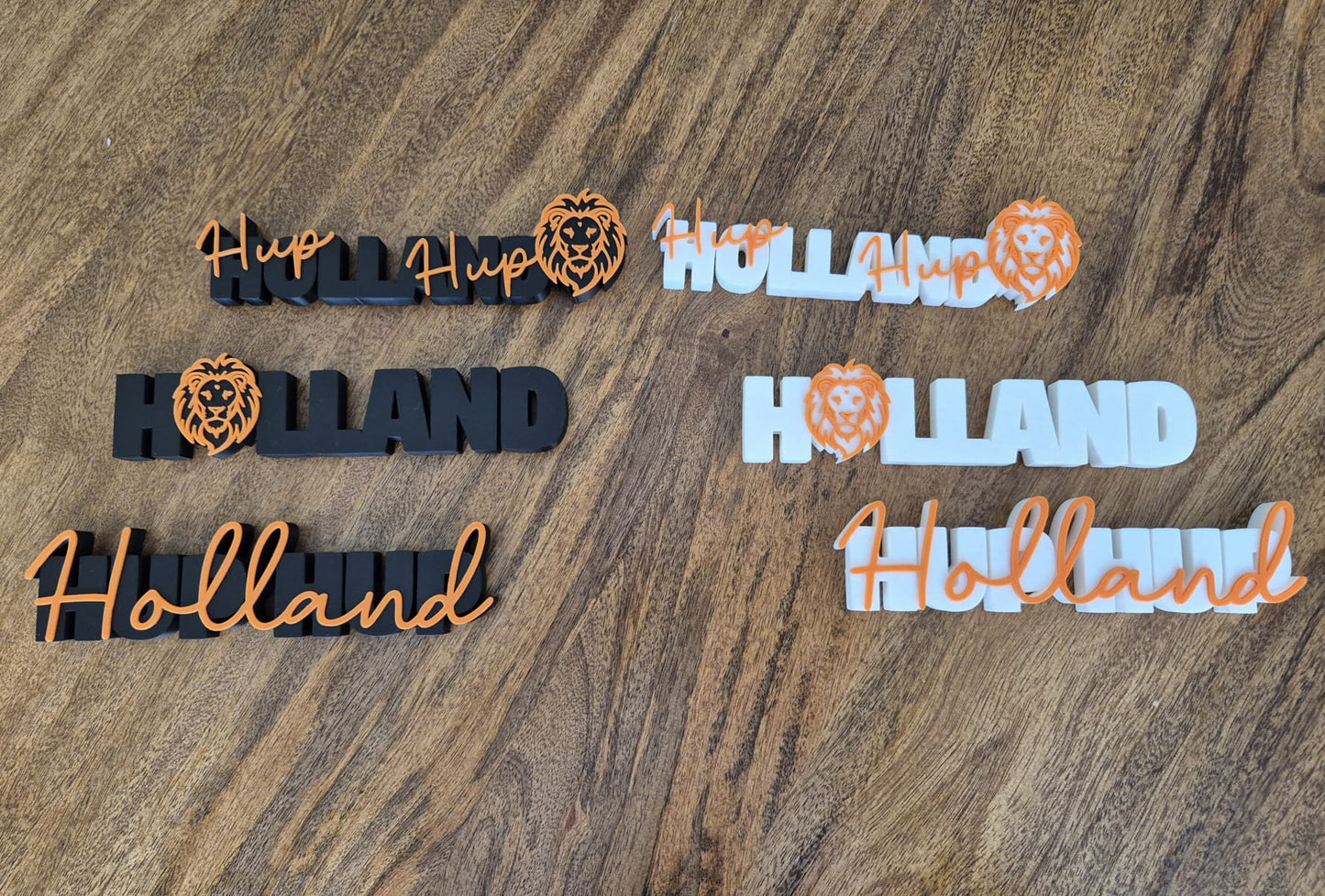 WOORDBEELD HUP HOLLAND HUP ZWART