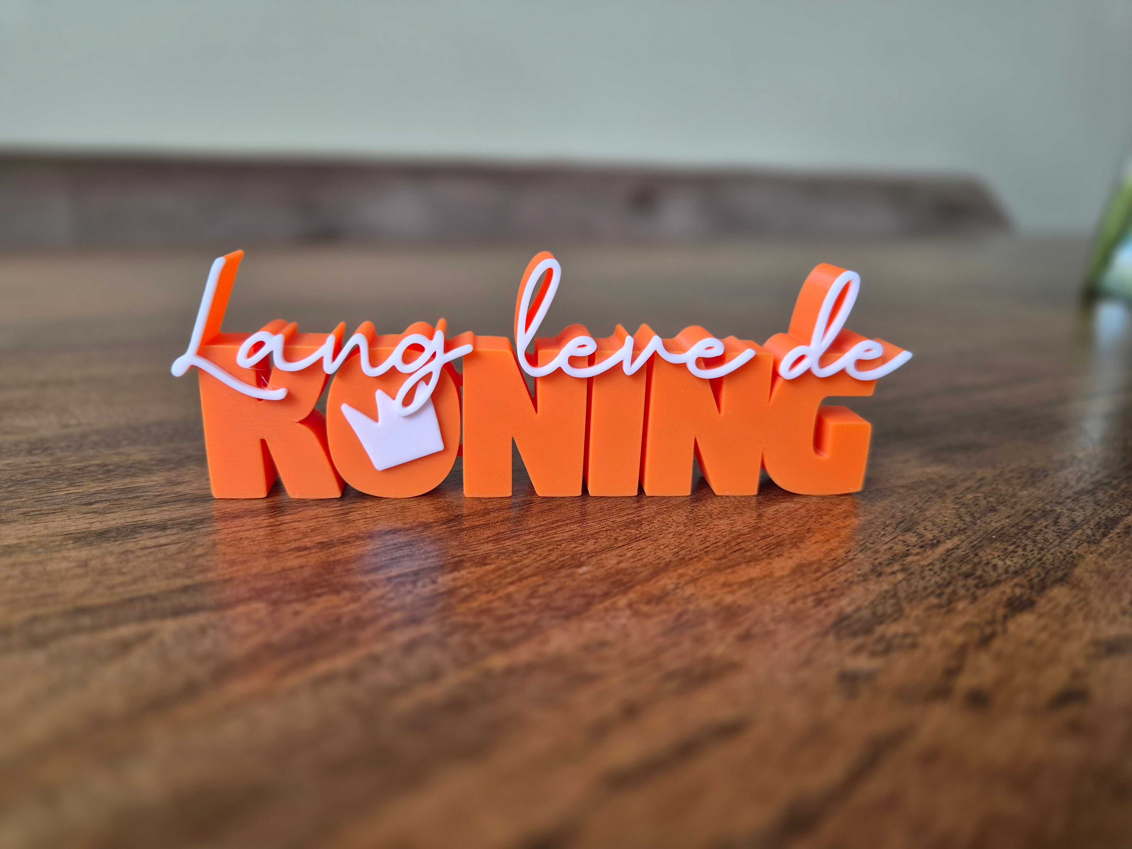 Woordbeeld - Lang leve de koning