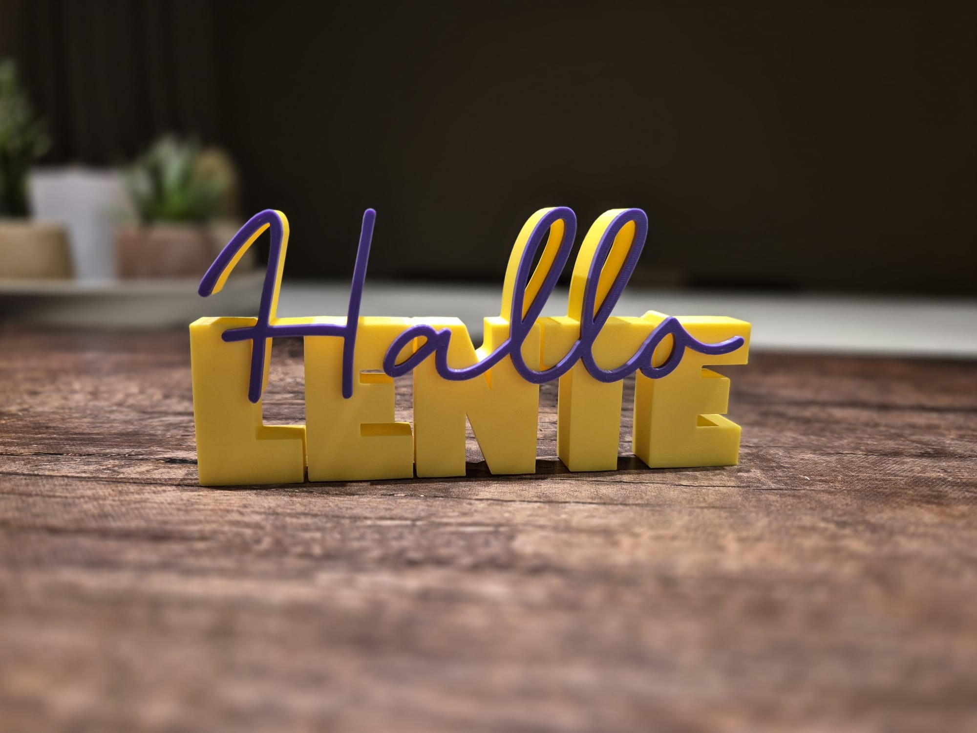 Woordbeeld "Hallo LENTE"