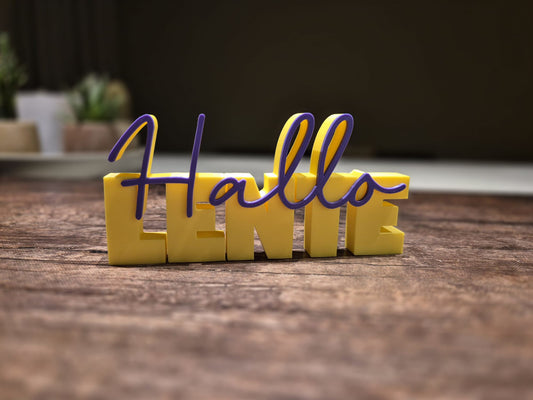 Woordbeeld "Hallo LENTE"