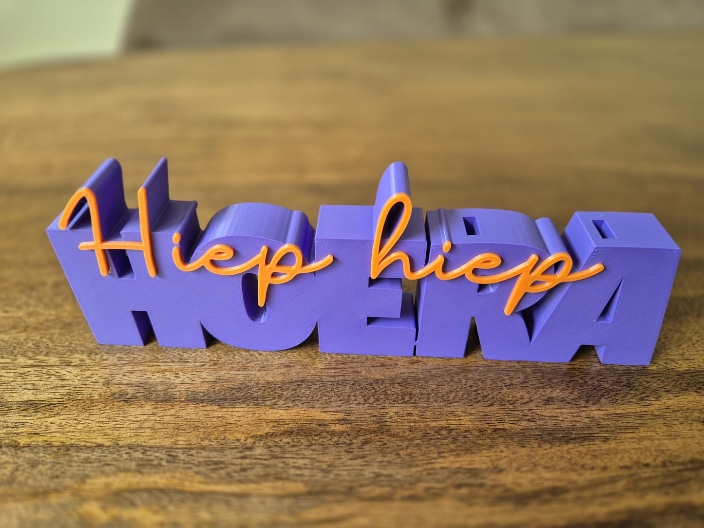 Woordbeeld Hiep hiep HOERA met cijfers