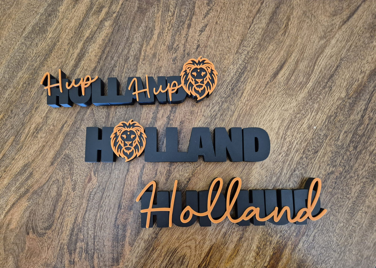 WOORDBEELD HUP HOLLAND HUP ZWART